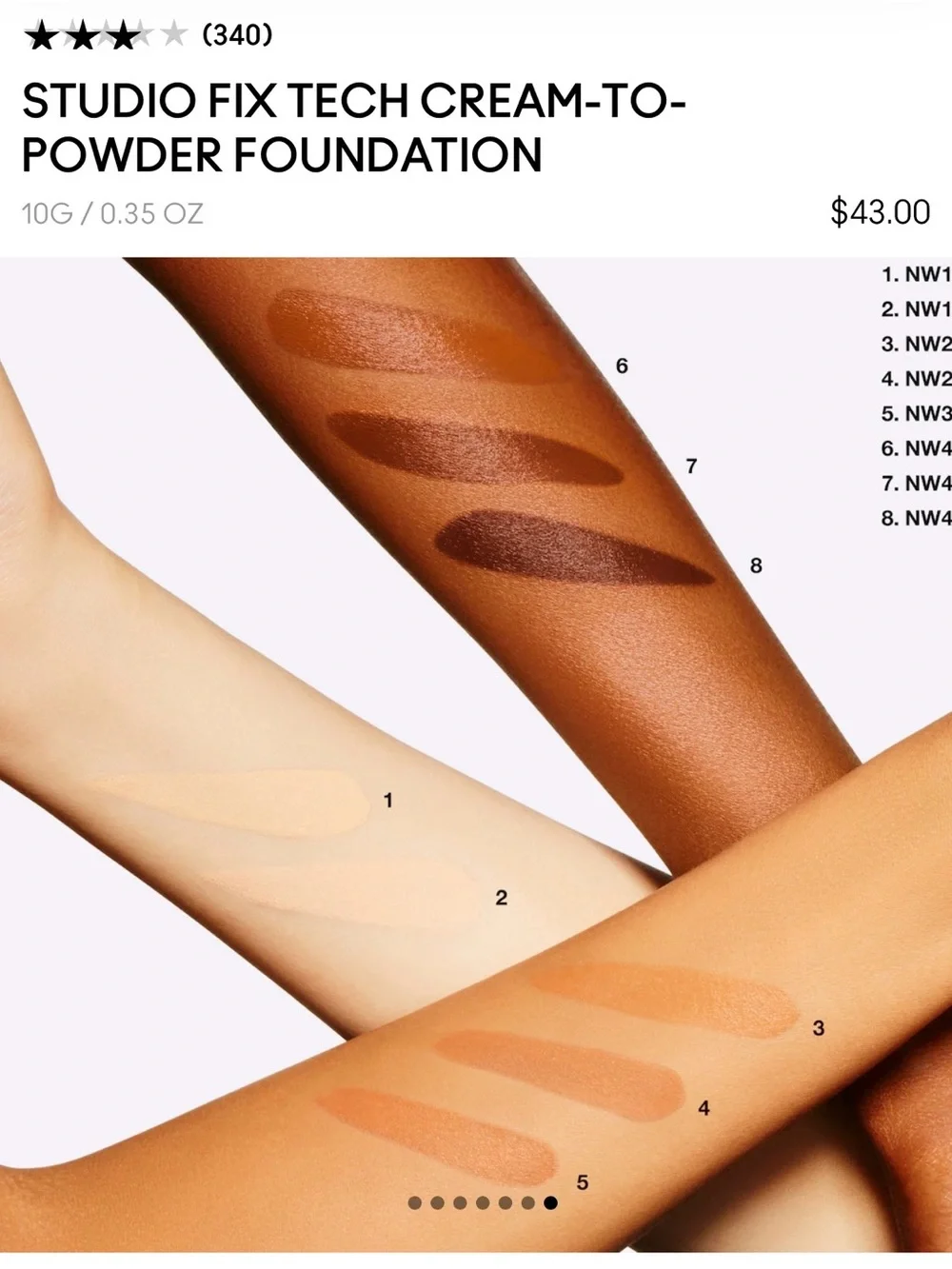 MAC Cosmetics Studio Fix Tech Cream-to-Powder Foundation - Medium Tan (NW25)